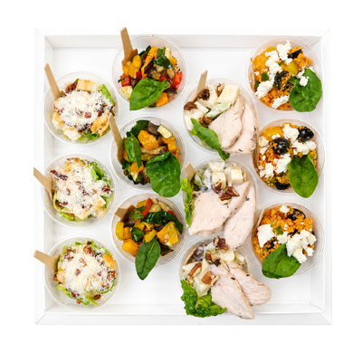 mix of salads 12 pcs